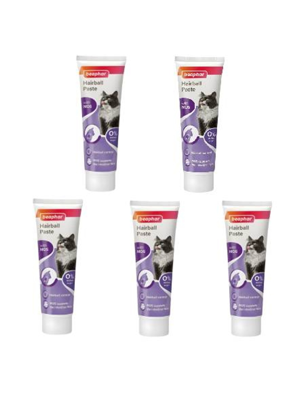 Duo Tüy Yumağı Önleyici Kedi Malt Macunu 100gr X 5 Adet