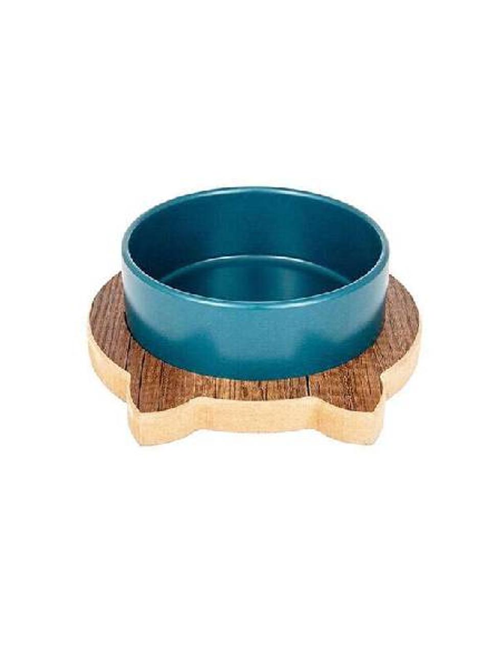 Kedili Seramik Mama ve Su Kabı 400ml