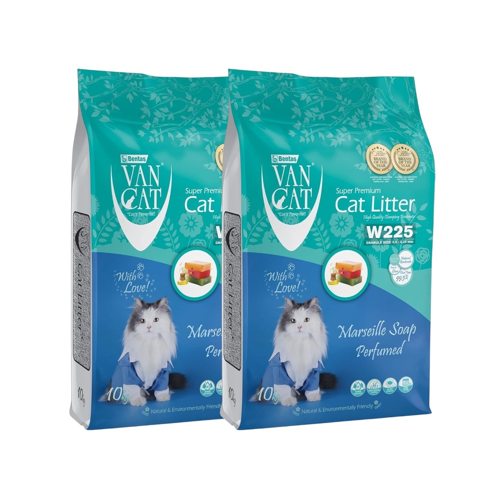 Marsilya Sabun Kokulu İnce Tane Kedi Kumu 10LX2 Adet