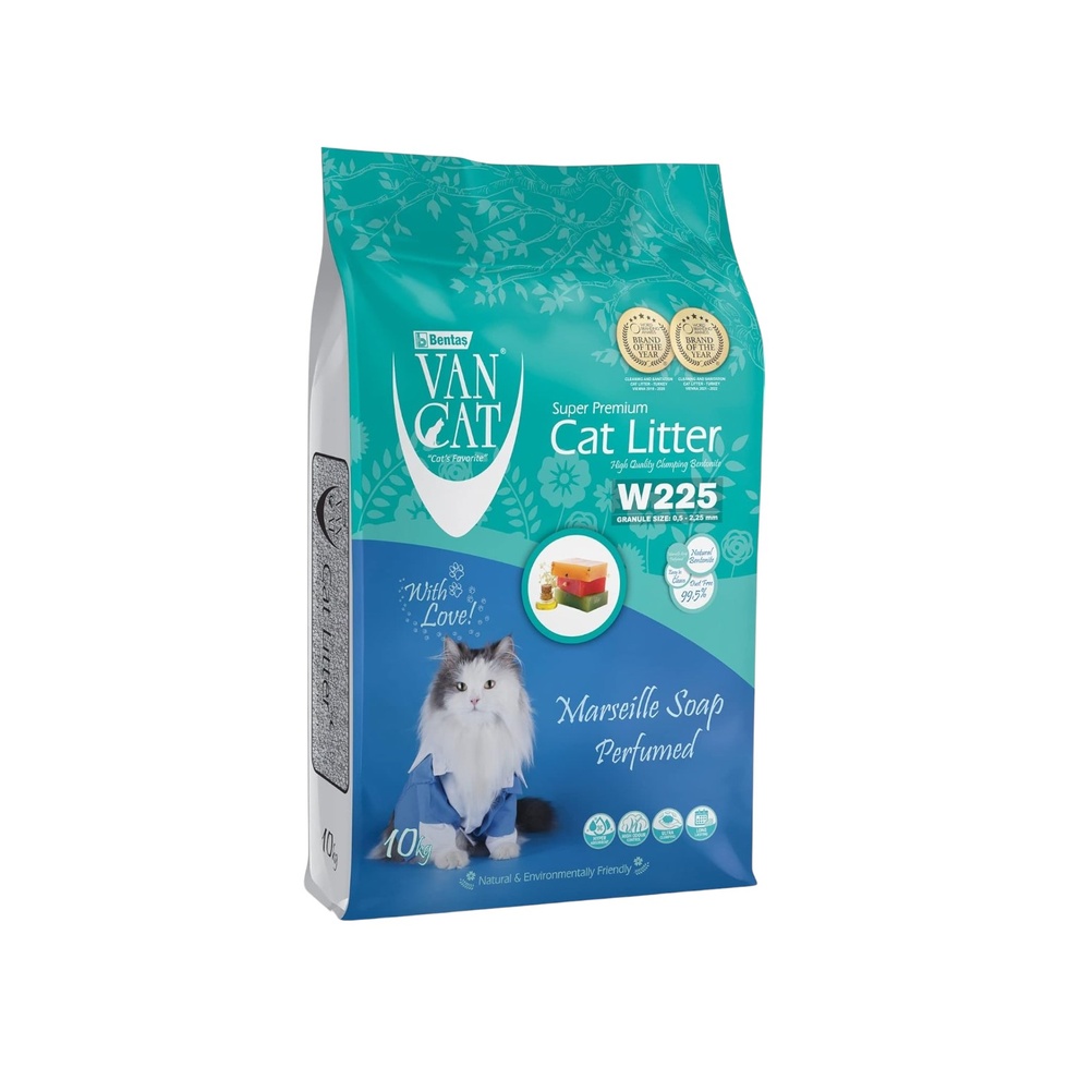 Marsilya Sabun Kokulu İnce Tane Kedi Kumu 10LX2 Adet