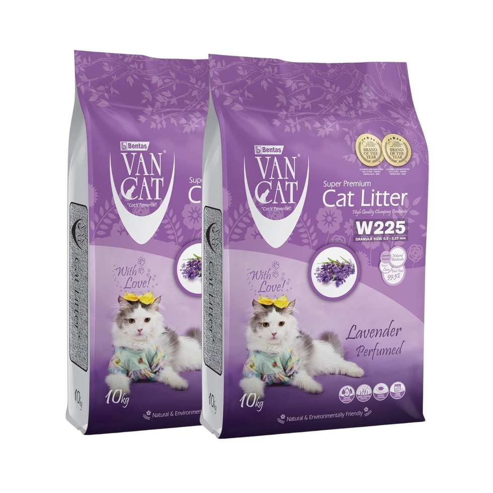 Lavanta Kokulu İnce Tane Kedi Kumu 10LX2 Adet