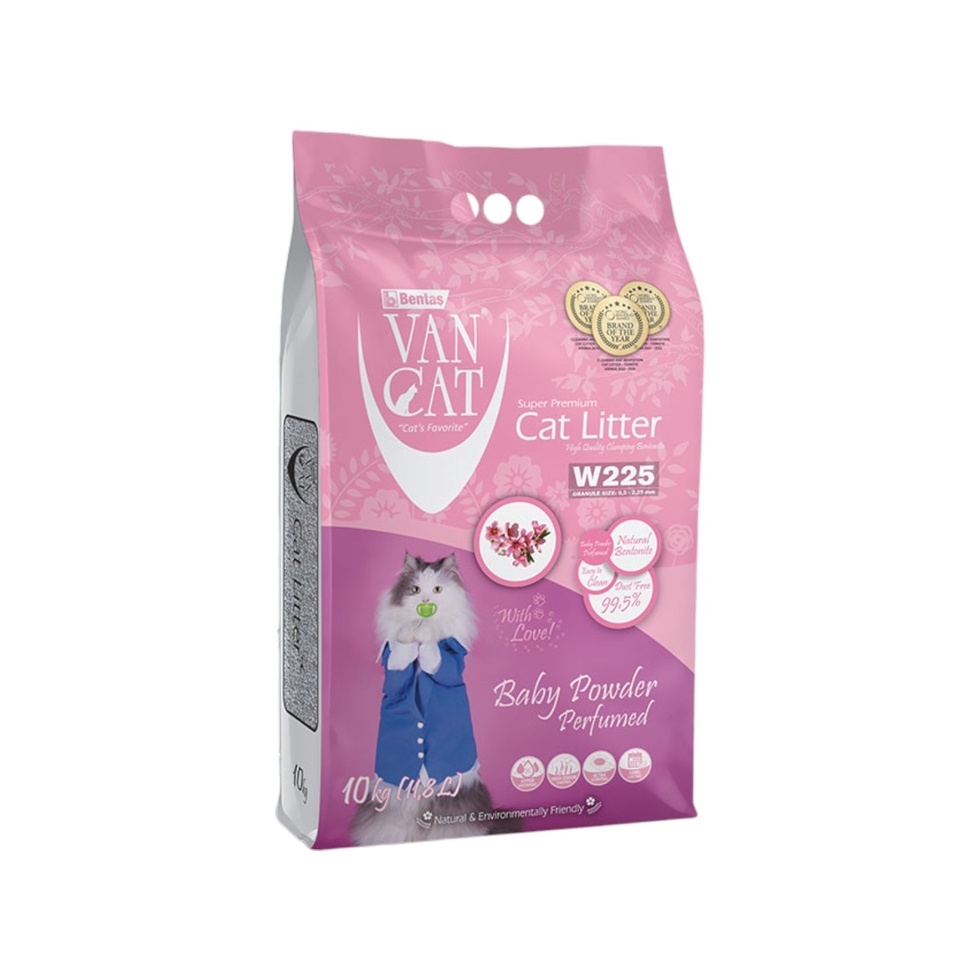 Bebek Pudrası Kokulu İnce Tane Kedi Kumu 10LX2 Adet