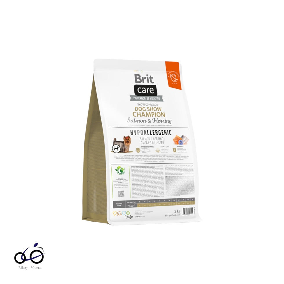 Hipoalerjenik Dog Show Champion Somon ve Ringa Balıklı Yetişkin Köpek Maması