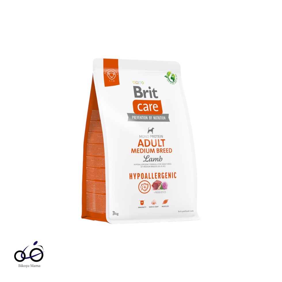 Hipoalerjenik Kuzulu ve Pirinçli Orta Irk Yetişkin Köpek Maması