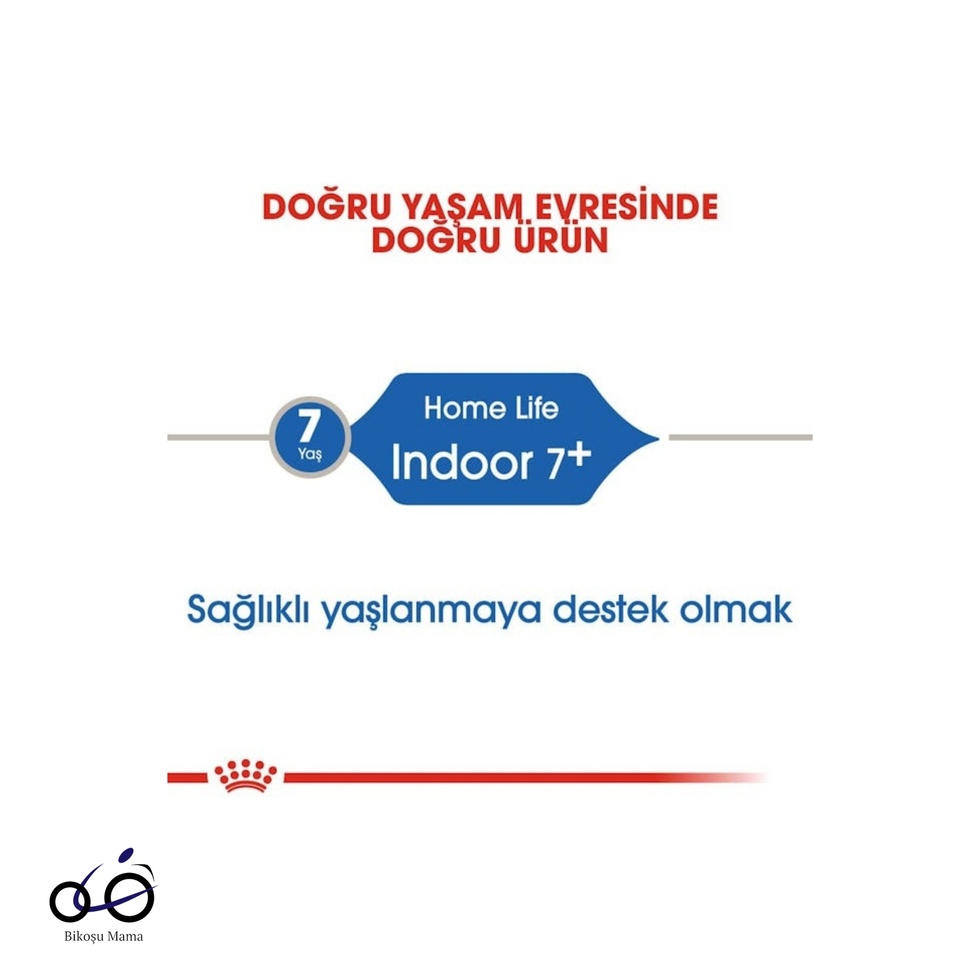 Indoor 7+ Ev Kedileri İçin Yaşlı Kedi Maması