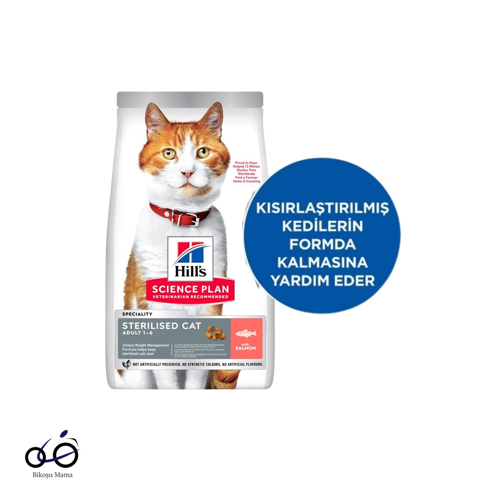 SCIENCE PLAN Somonlu Kısırlaştırılmış Yetişkin Kedi Maması