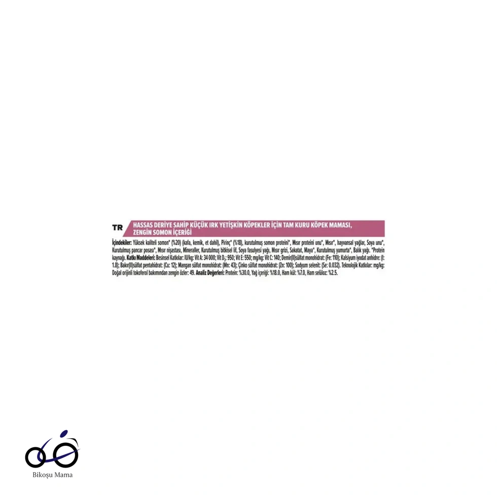 Small&Mini Sensitive Skin Somonlu ve Pirinçli Küçük Irk Yetişkin Köpek Maması