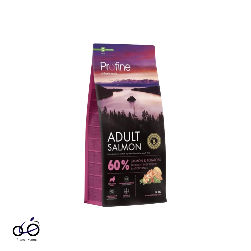 Düşük Tahıllı Somonlu Yetişkin Kuru Köpek Maması 12kg