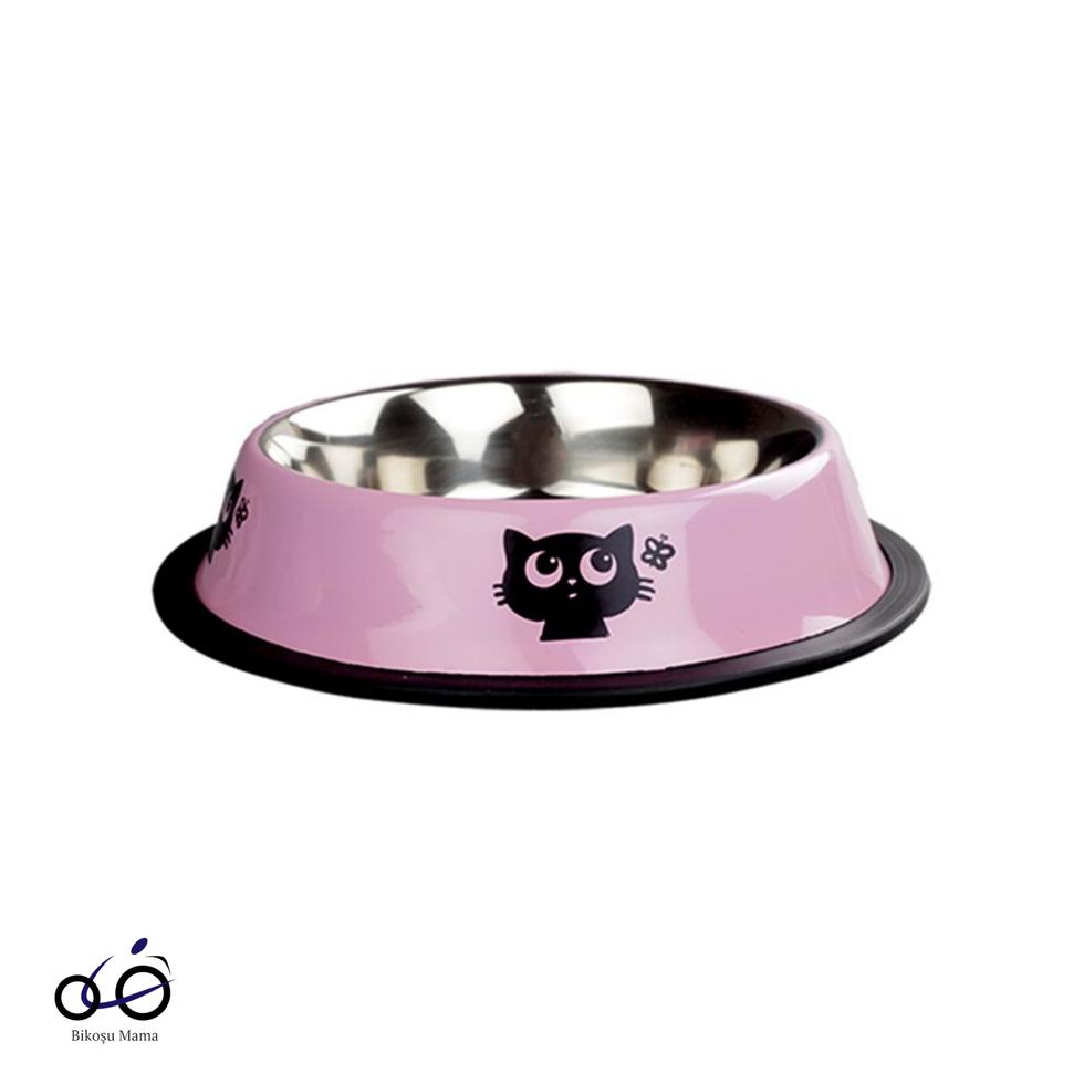Kedi Desenli Mama & Su Kabı