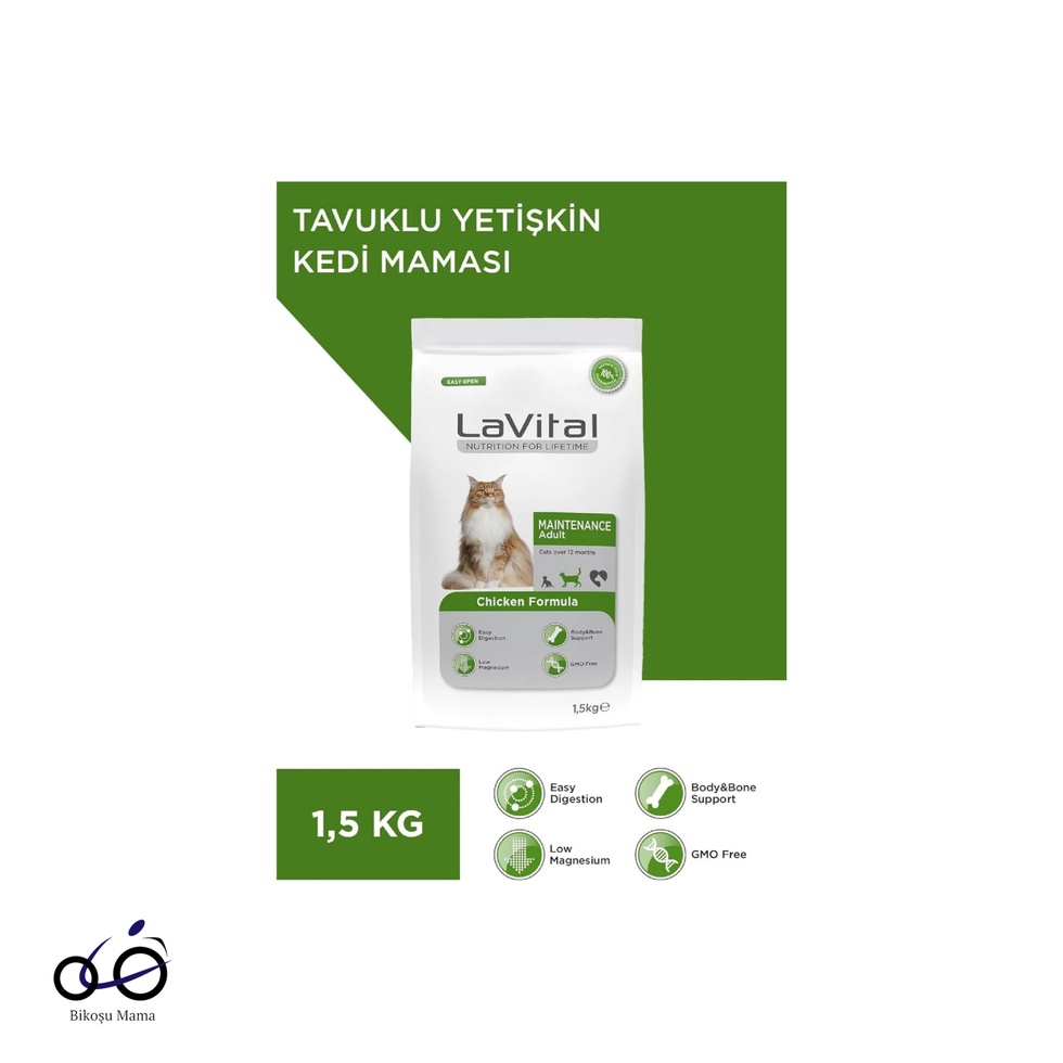 Tavuk Etli Yetişkin Kedi Maması 1,5kg