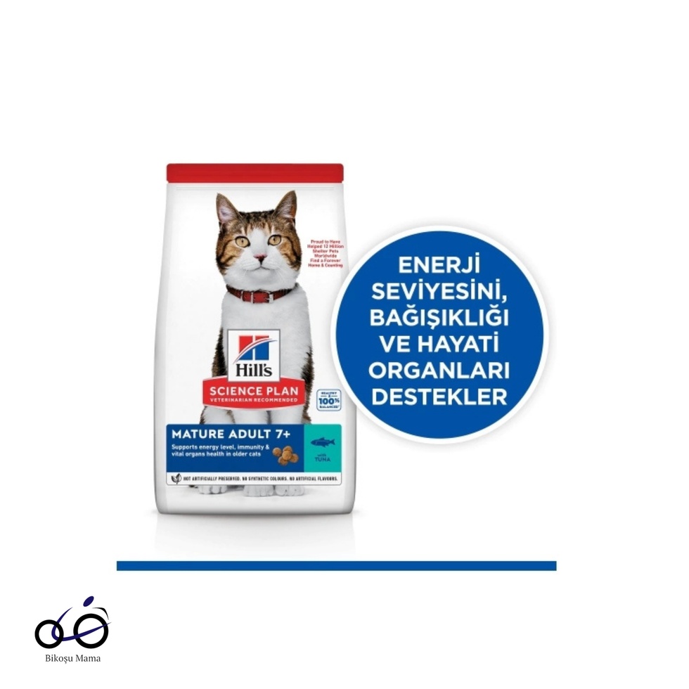 SCIENCE PLAN 7+ Ton Balıklı Yaşlı Kedi Maması 1,5kg