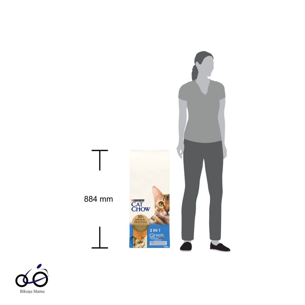 3In1 Preobiyotikli Hindili Yetişkin Kedi Maması 15kg