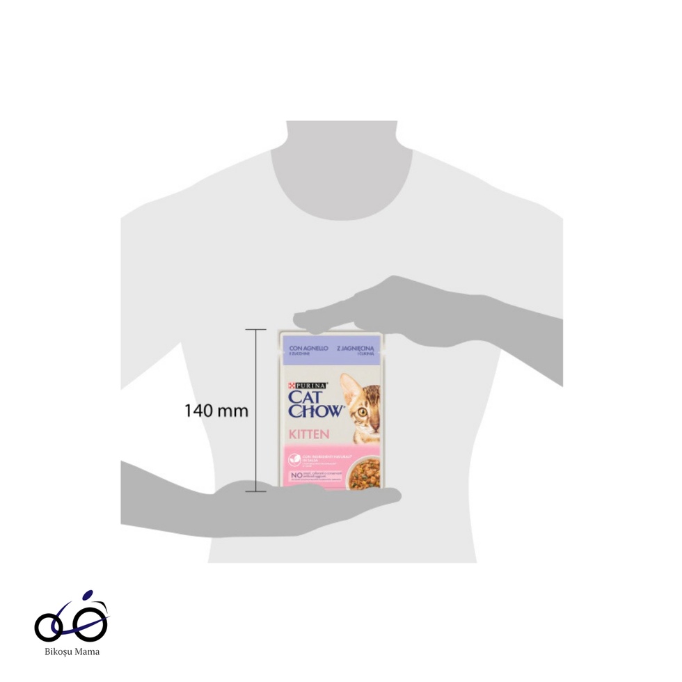 Pouch Sos İçinde Kuzu Etli ve Kabaklı Yavru Kedi Yaş Maması 85gr