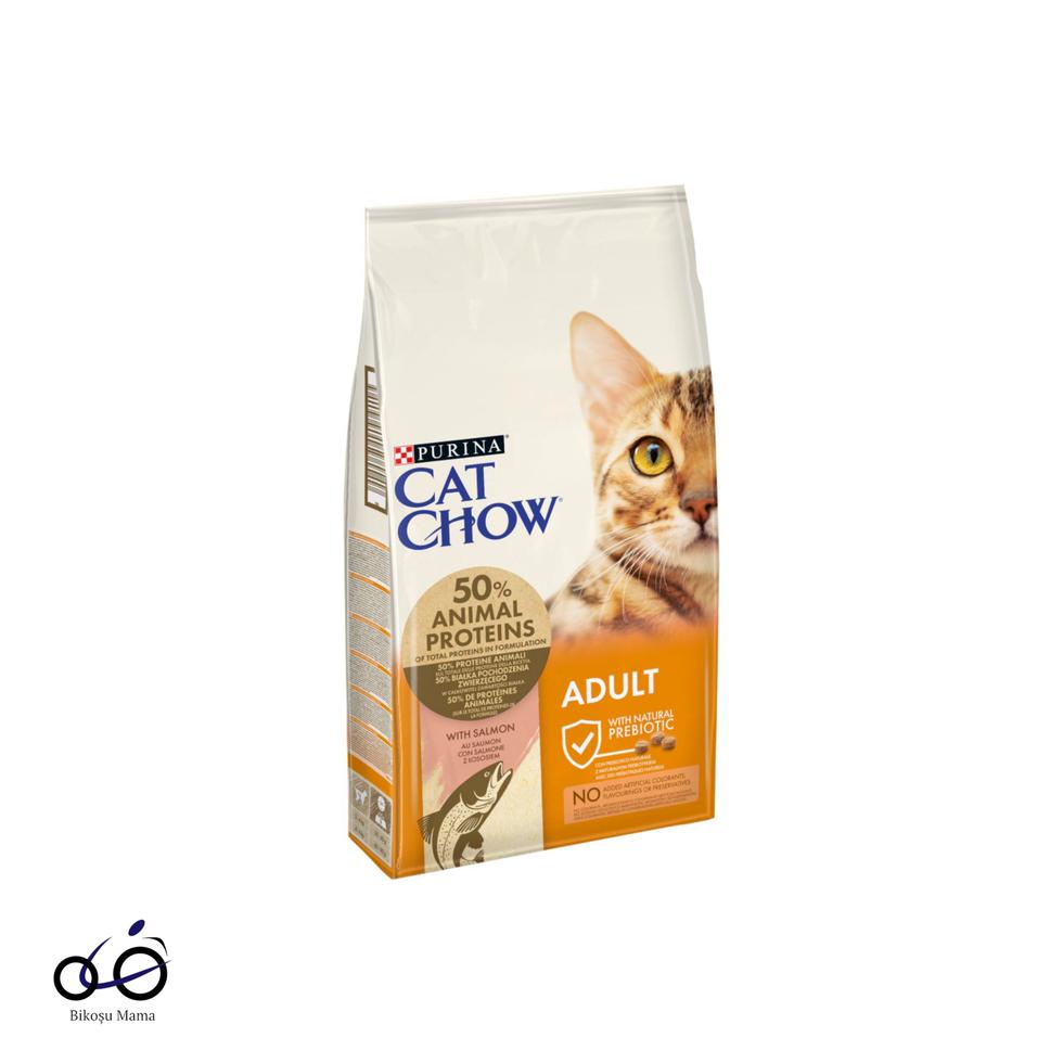 Somonlu ve Ton Balıklı Yetişkin Kedi Maması 15kg