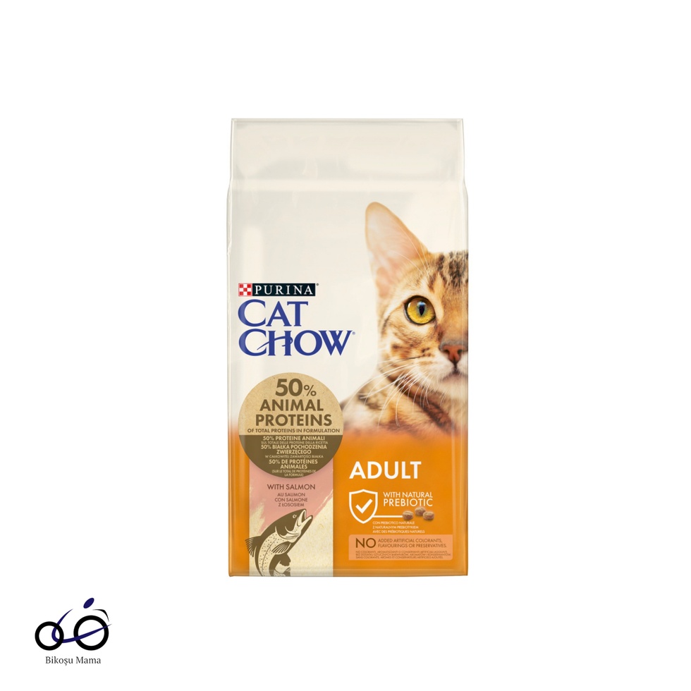 Somonlu ve Ton Balıklı Yetişkin Kedi Maması 15kg