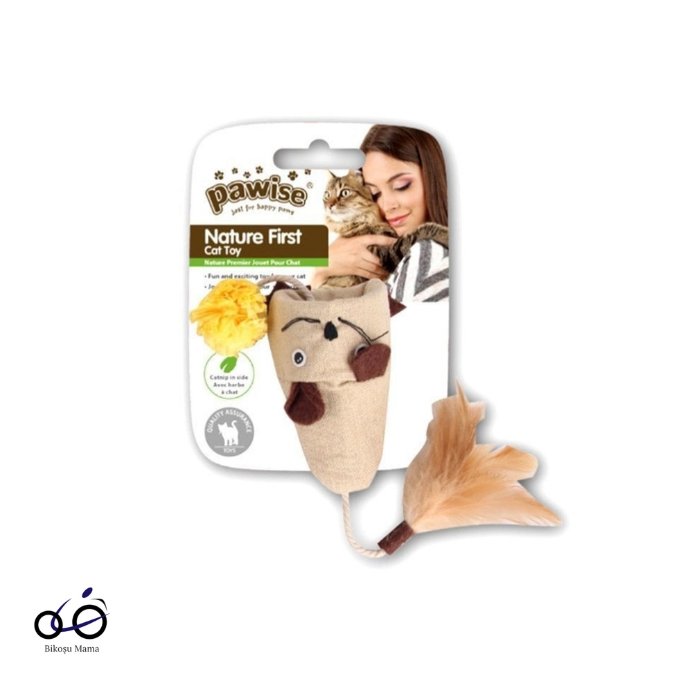 Keten Fare Kedi Oyuncağı