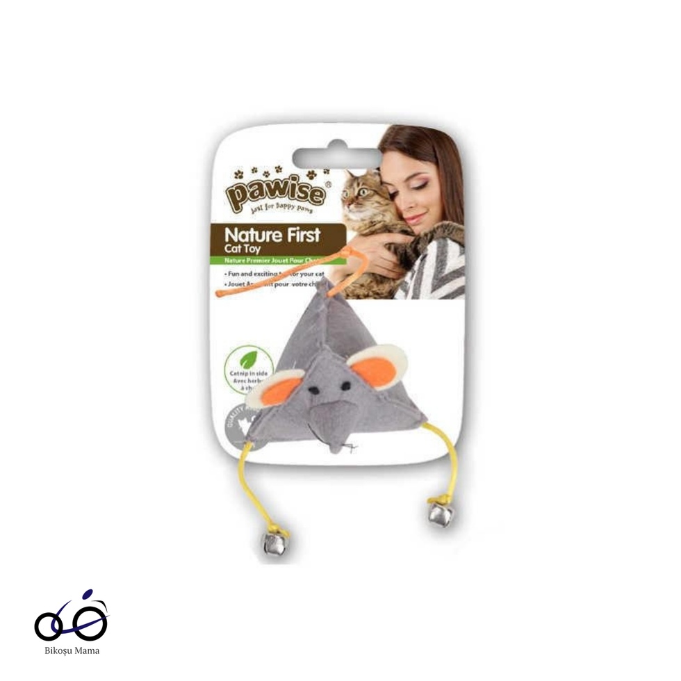 Keçe Zilli Fare Kedi Oyuncağı