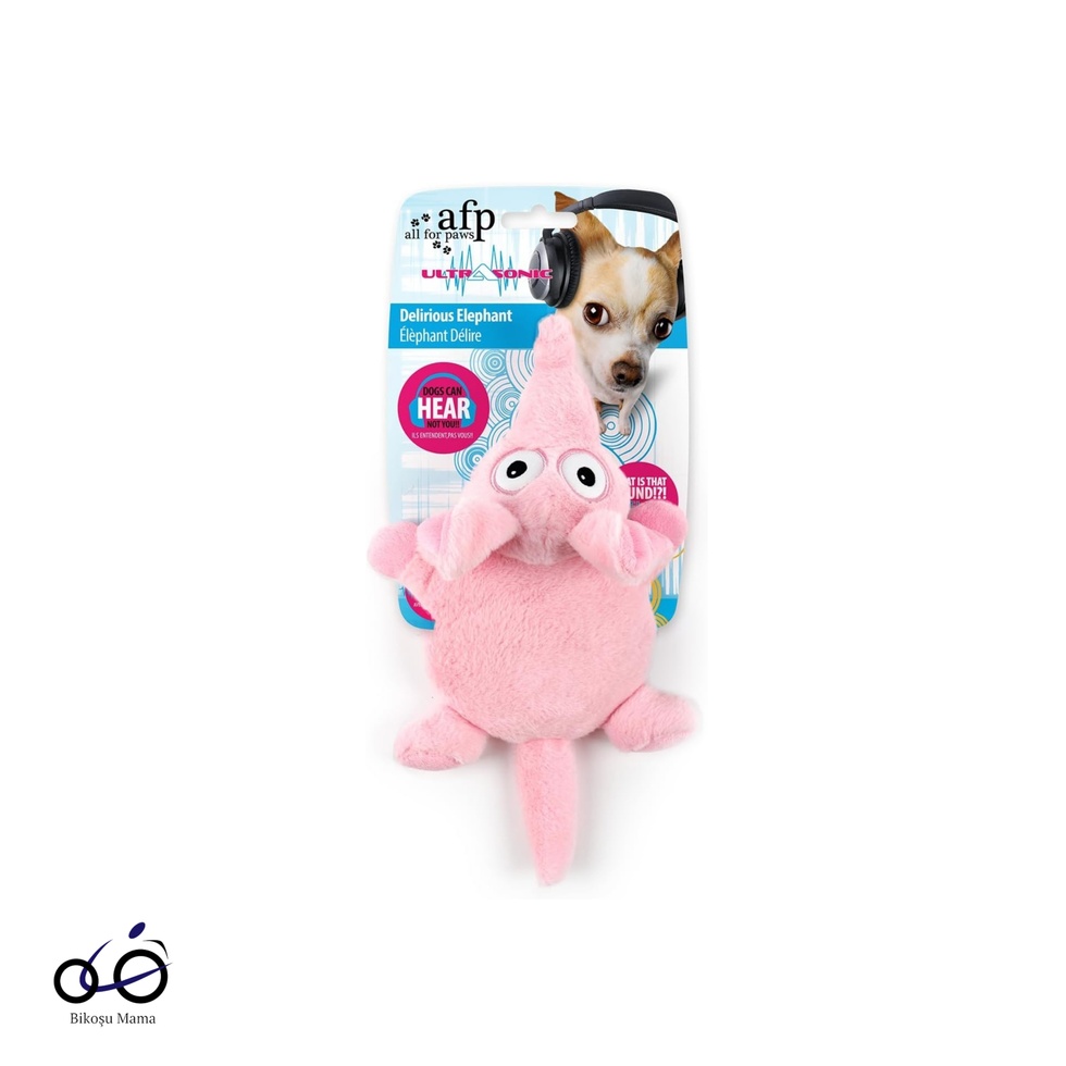 Ultrasonik Sessiz Peluş Fil Köpek Oyuncağı