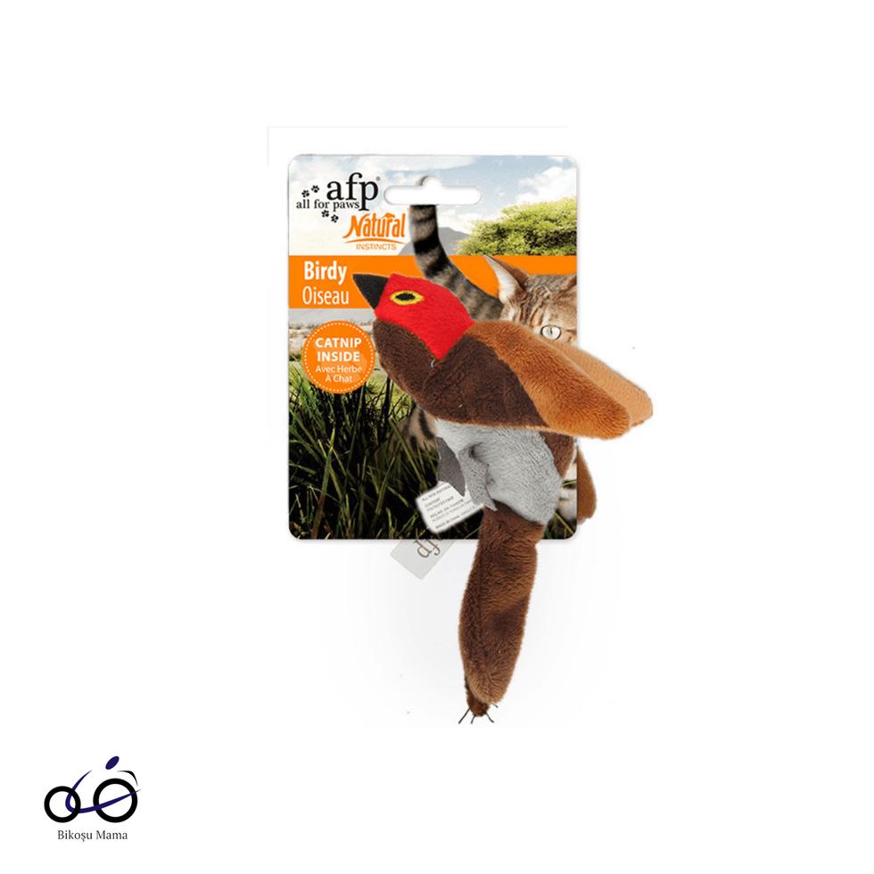 Catnipli Peluş Kuş Kedi Oyuncağı