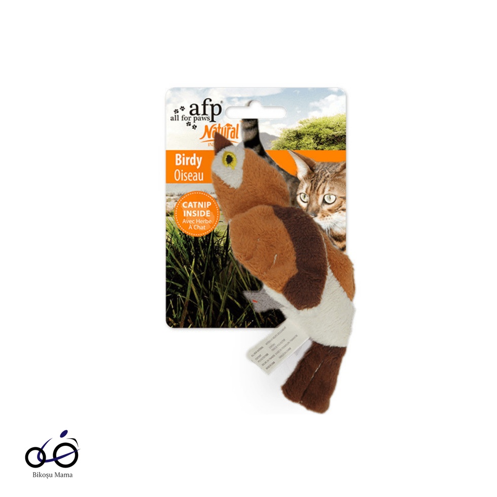 Catnipli Peluş Kuş Kedi Oyuncağı