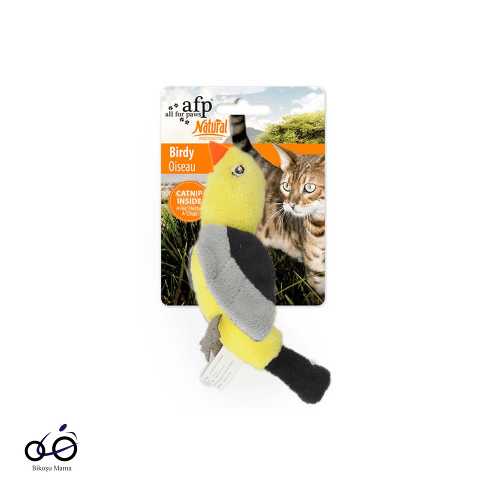 Catnipli Peluş Kuş Kedi Oyuncağı