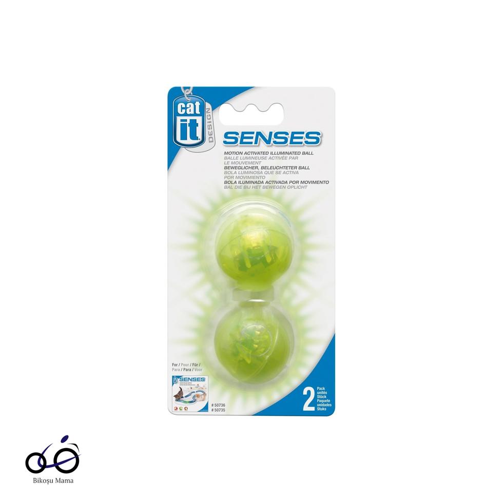 Işıklı Oyun Topu 2'li Kedi Oyuncağı