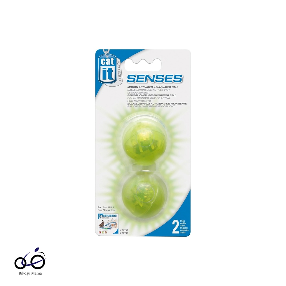 Işıklı Oyun Topu 2'li Kedi Oyuncağı