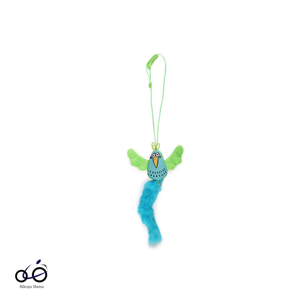 Cartoon Catnipli Uçan Kuş İpli Kedi Oyuncağı