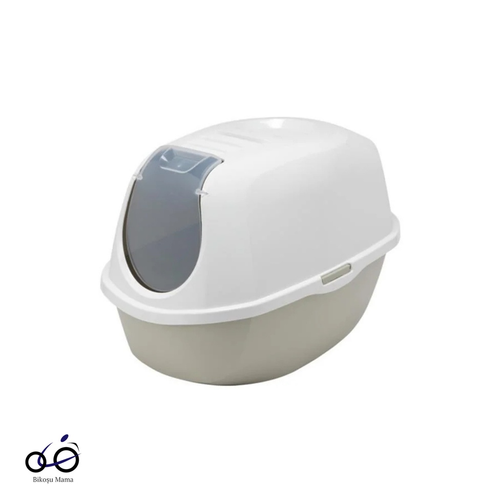 Smart Kapalı Kedi Tuvaleti- Gri