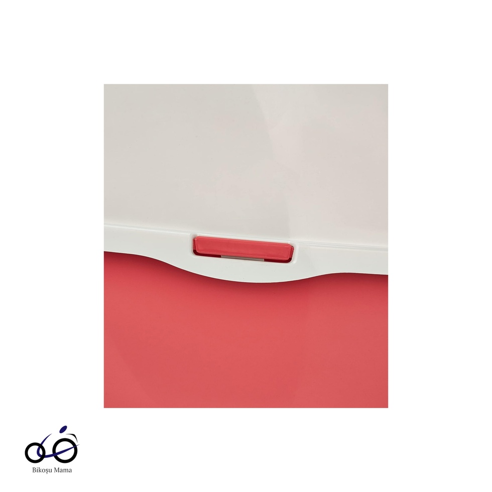 Smart Kapalı Kedi Tuvaleti- Kırmızı