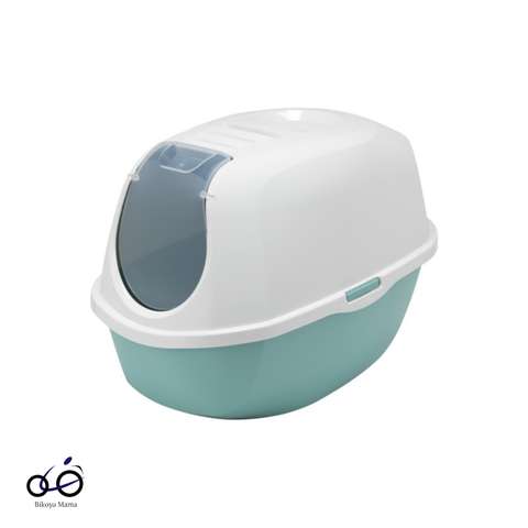 Smart Kapalı Kedi Tuvaleti- Açık Mavi