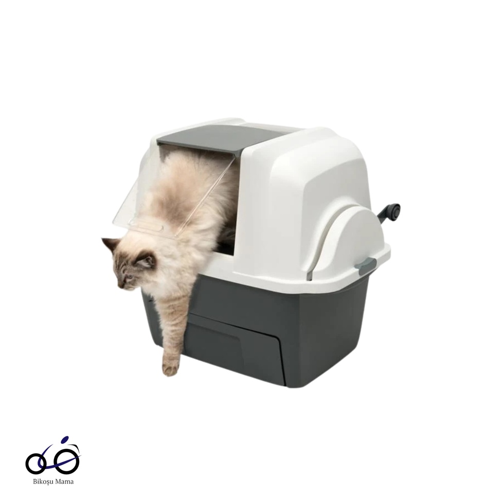SmartSift Otomatik Kedi Tuvalet İstasyonu 66x48x63cm