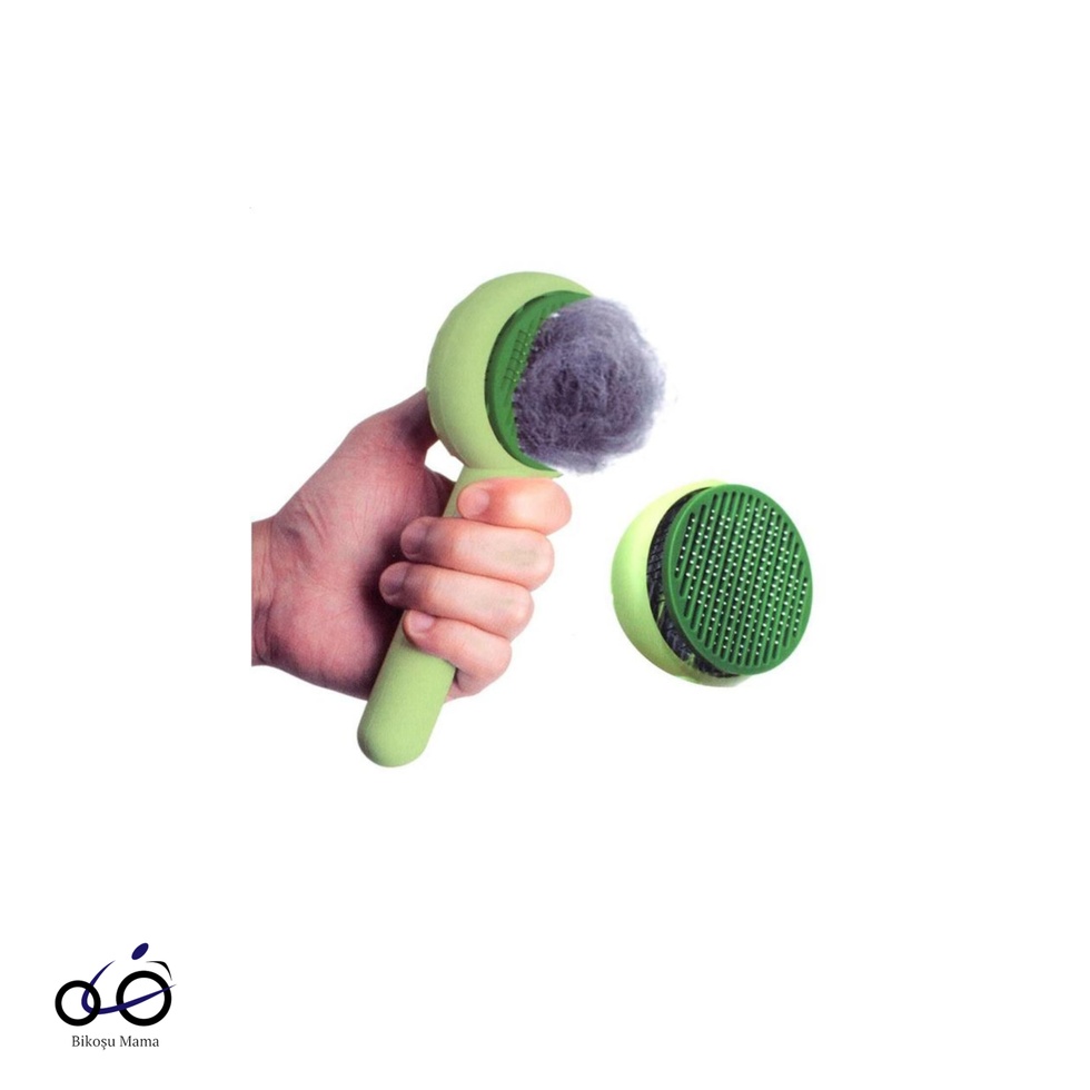 Düğmeli Otomatik Evcil Hayvan Tarağı