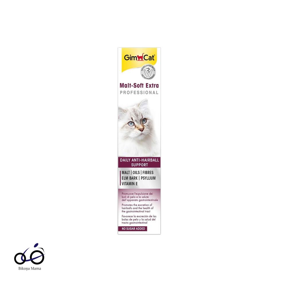 GimCat Malt-Soft Extra Tüy Yumağı Önleyici Kedi Macunu 100gr