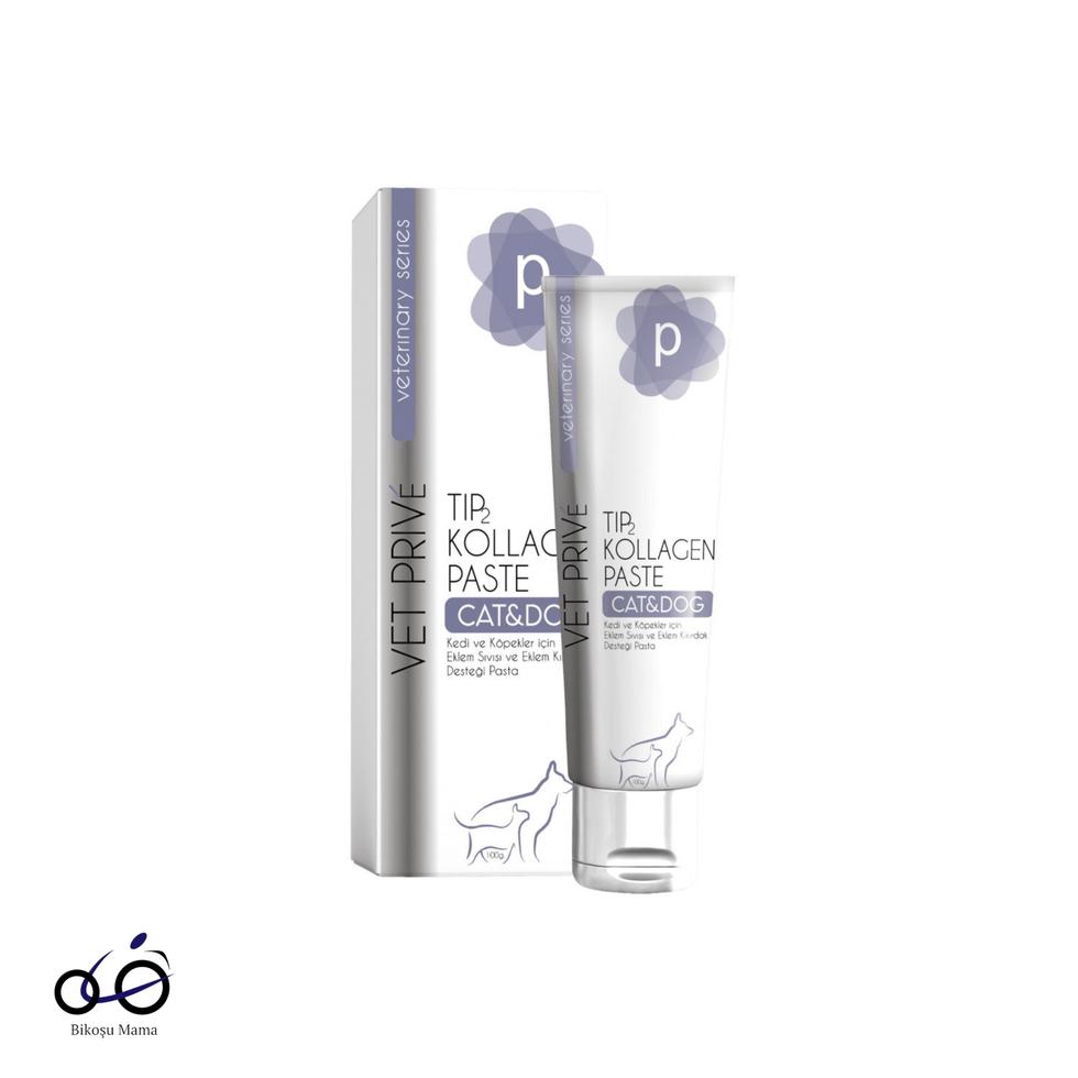 Tip 2 Kolajen Paste / Eklem Sıvısı Ve Eklem Kıkırdak Desteği Kedi ve Köpek Maltı 100gr