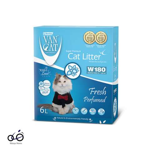 Premium Fresh Kokulu Beyaz Bentonit Kedi Kumu 6L