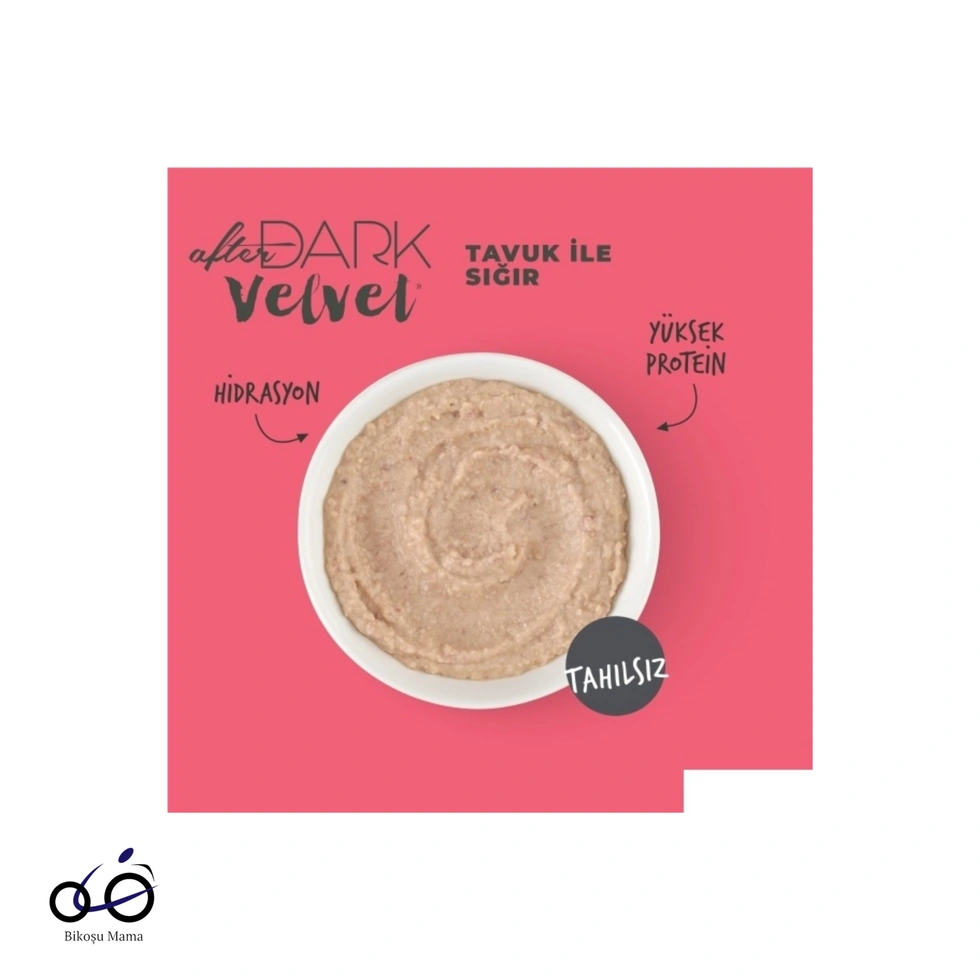 After Dark Tavuk ile Sığır Mus Yetişkin Kedi Yaş Maması 80gr