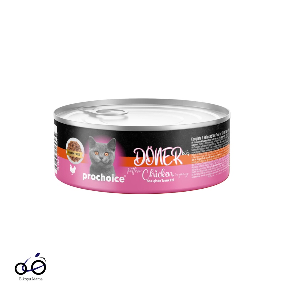 Döner Bites Sos İçinde Tavuk Etli Yavru Kedi Konservesi 70gr