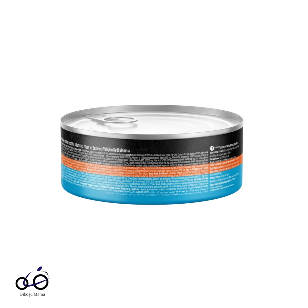 Döner Bites Sos İçinde Beyaz Balıklı Yetişkin Kedi Konservesi 70gr
