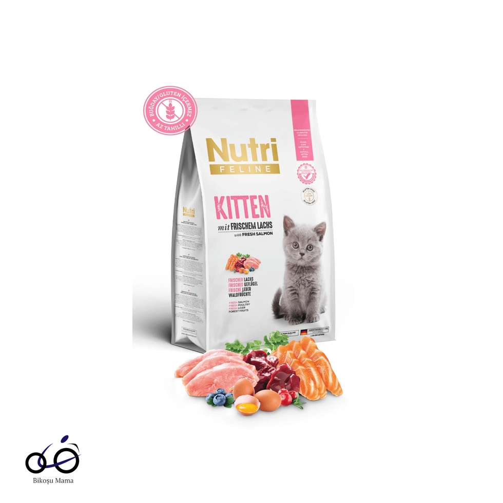 Feline Glutensiz Somonlu Düşük Tahıllı Yavru Kedi Maması 2kg