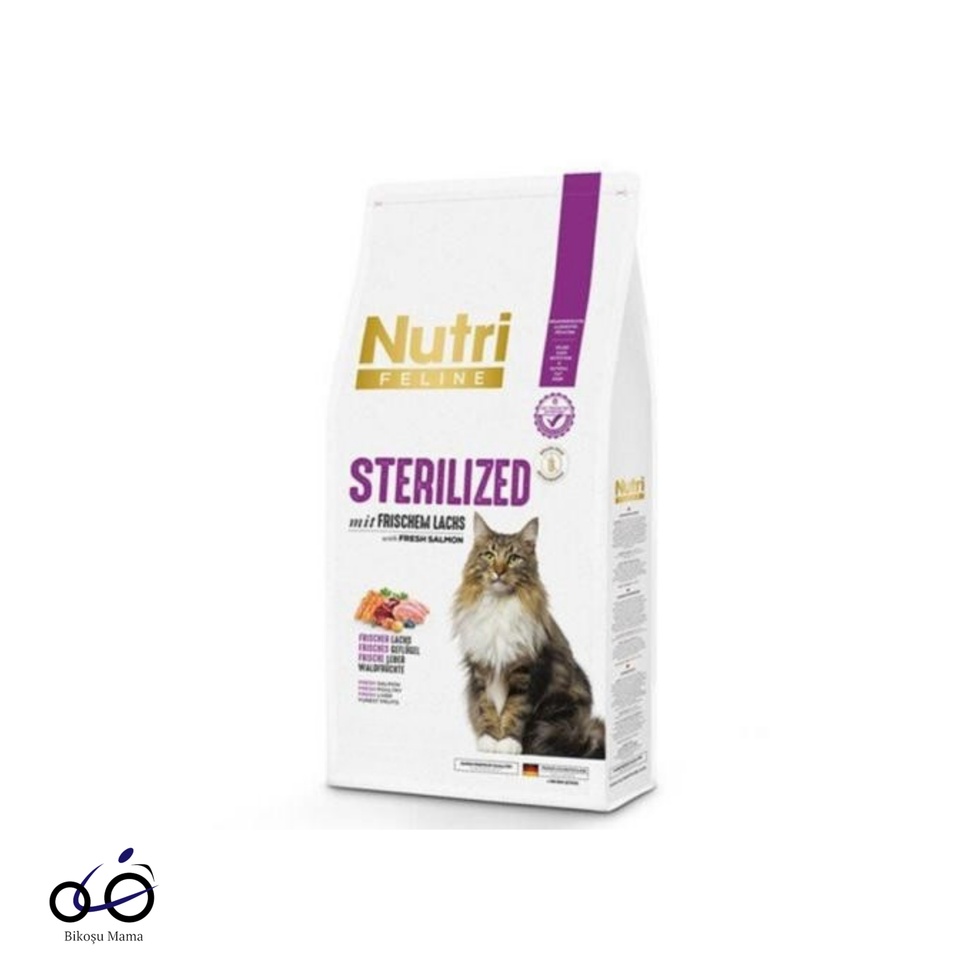 Feline Somonlu Tahılsız Kısırlaştırılmış Kedi Maması 10kg