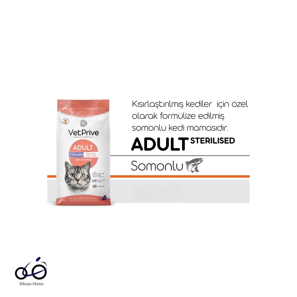 Somonlu Kısırlaştırılmış Kedi Maması