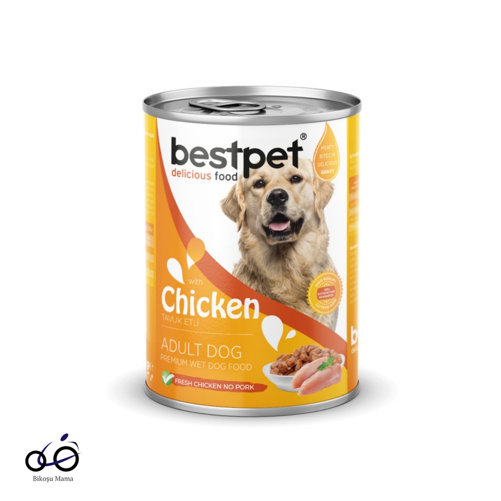 Tavuk Parça Etli Ve Soslu Yetişkin Köpek Konservesi 400gr