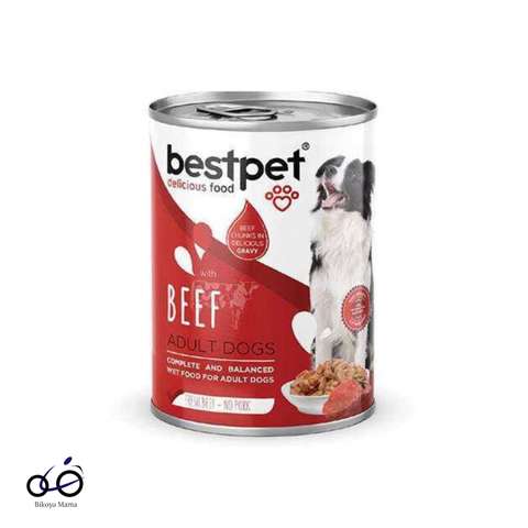 Sığır Parça Etli Ve Soslu Yetişkin Köpek Konservesi 400gr