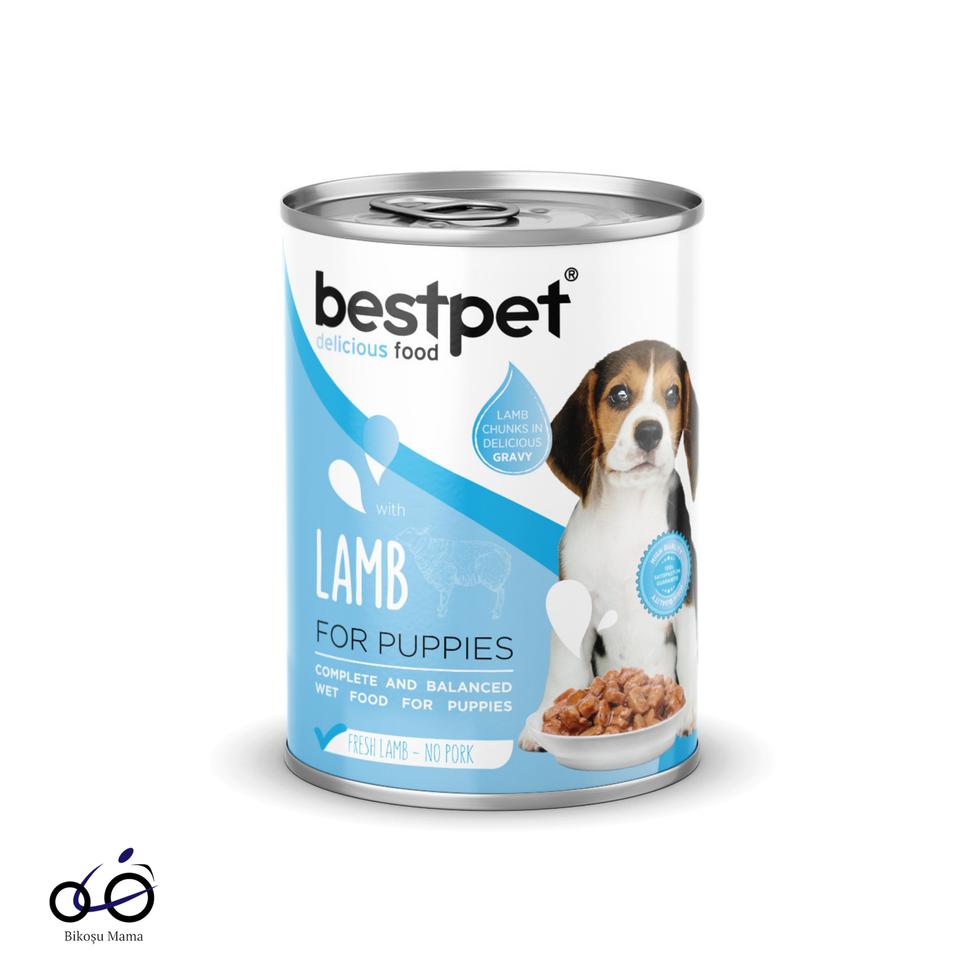 Kuzu Parça Etli Ve Soslu Yavru Köpek Konservesi 400gr