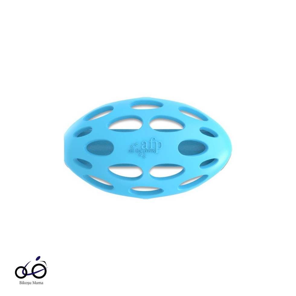 Meta Ball Sesli Kauçuk Delikli Silindir Köpek Oyuncağı M