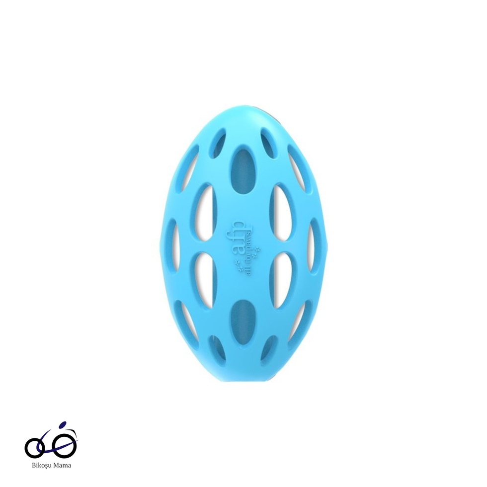 Meta Ball Sesli Kauçuk Delikli Silindir Köpek Oyuncağı M