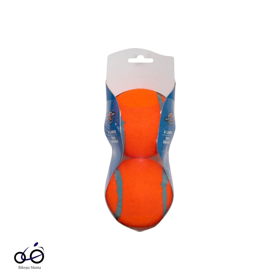 ! 2'li Tenis Topu Köpek Oyuncağı XL