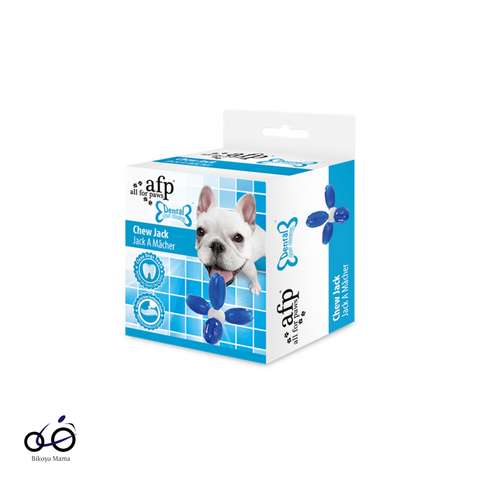 Çok Yönlü Dental Temizleyici Mavi Köpek Oyuncağı