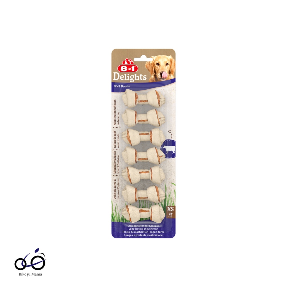 Delights Sığır Etli Köpek Ödül Kemiği XS 84gr